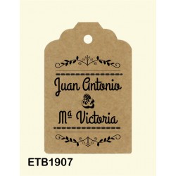 Etiqueta colgante etb1907