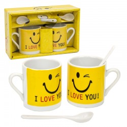 juego de tazas mini smile