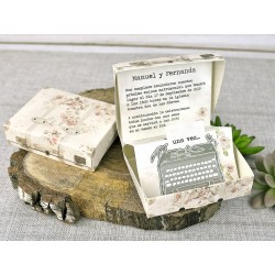 Invitación tipo caja