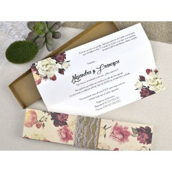 Invitación tipo caja