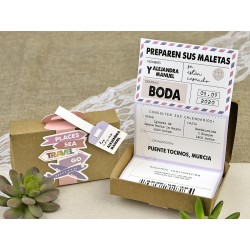 Invitación tipo caja
