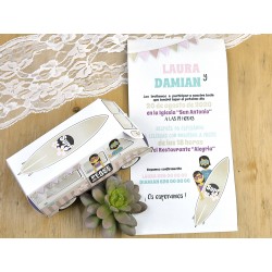 Invitación tipo caja