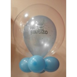 Globo bubble bautizo