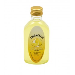 Licor Limoncello en botella petaca 50ml.