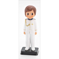 Niño comunión almirante traje blanco 17 cm