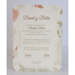 Invitación de boda