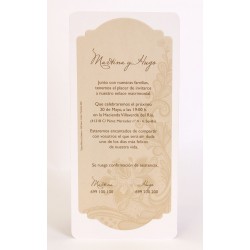 Invitación de boda