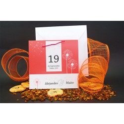Invitación de boda