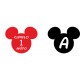 Banderín guirnalda Mickey Personalizada