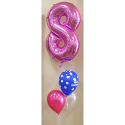 Composición de globos personalizado